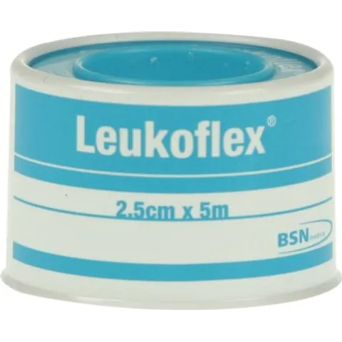 Pansement adhésif Leukoflex 5 m x 2,5 cm – image 1