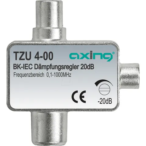 AXING TZU 4-00 - Adjustable attenuator IEC connectors – image 1