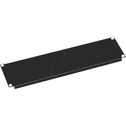 "VALUE 26990300 - 19"" blanking plate 3 U, black" – image 1