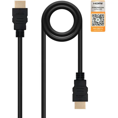 Cable HDMI v2.0 Macho-Macho 4K/60Hz (1.5 mts) - Nanocable – imagen 1