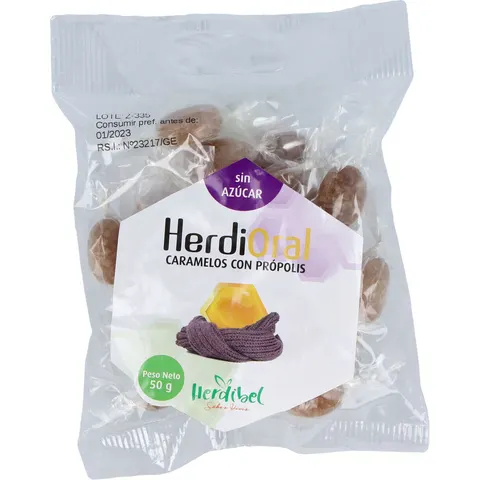 Herdibel Herdioral Bonbons Propolis 50 gr – Bild 1