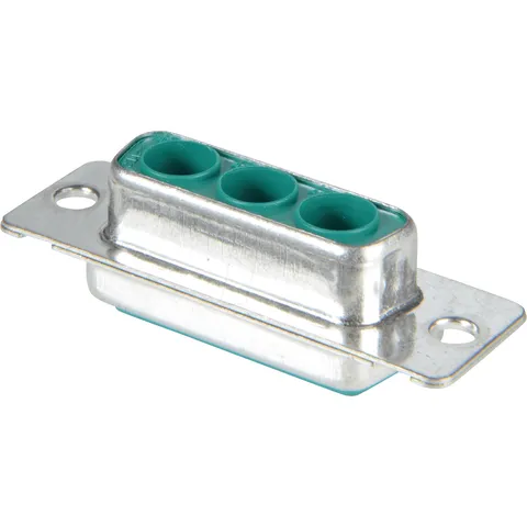 CONEC MIX-BUG 3W3 - D-SUB coax jack for mixed assembly, straight – image 1