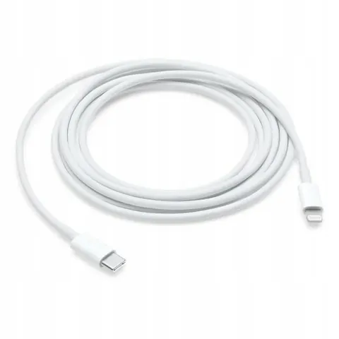 Apple Lightning auf USB-C Kabel 2m, weiß – Bild 1