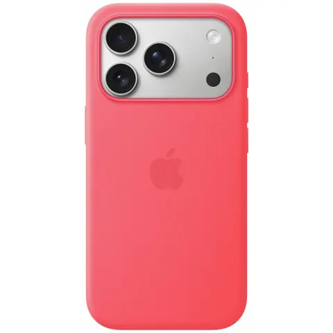 Apple iPhone 17 Pro Silikon Case mit MagSafe, Guavepink – Bild 1