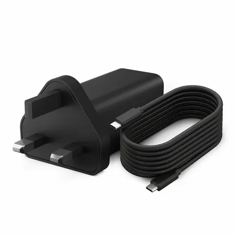 HP 65W GaN Wall Charger – Black – image 1