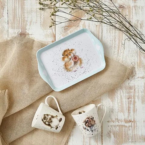 Wrendale Designs Diet Starts Tomorrow Mug & Tray Set – image 1