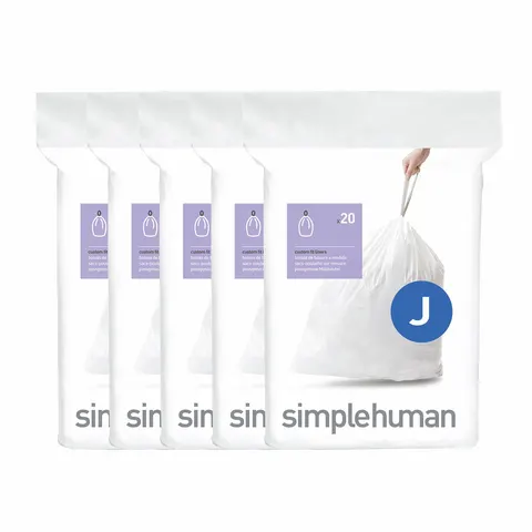 Simplehuman 45L Code J Bin Liners - Pack Of 100 – image 1