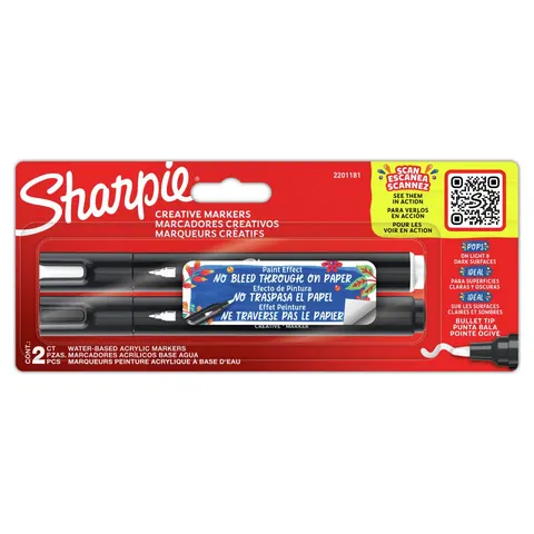 Sharpie Bullet Tip Creative Markers - 2 Pack – image 1