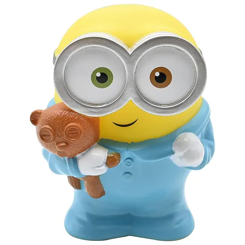 Minion Kids LED 3D Design Colour Changing Night Light - Blue – image 1