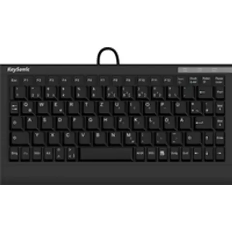 KEYSONIC 12509 - Keyboard, USB, black, US – image 1
