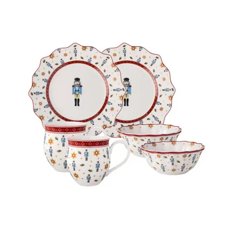 Villeroy & Boch Toys Delight 6 Piece Nutcracker Breakfast Set – image 1