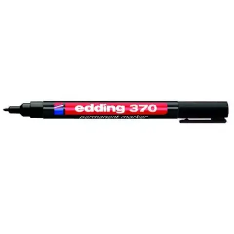Edding 370 permanent marker Bullet tip Black – image 1