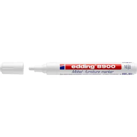 Edding 8750 permanent marker Bullet tip White – image 1