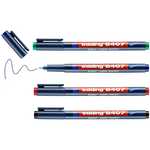Edding 8407/4 S Cable Marker Set – image 1