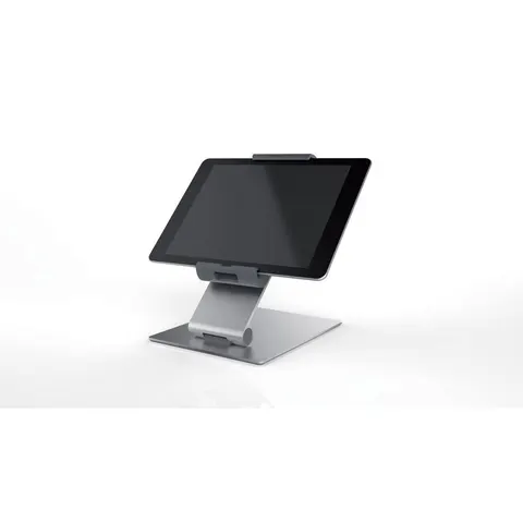 Durable Aluminium Foldable Tablet Holder iPad Desk Stand | Lockable & Rotatable – image 1