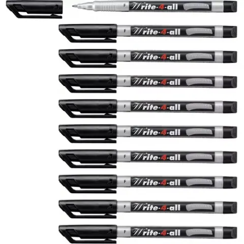 STABILO Write-4-all permanent marker Black 10 pc(s) – 105412933 – image 1