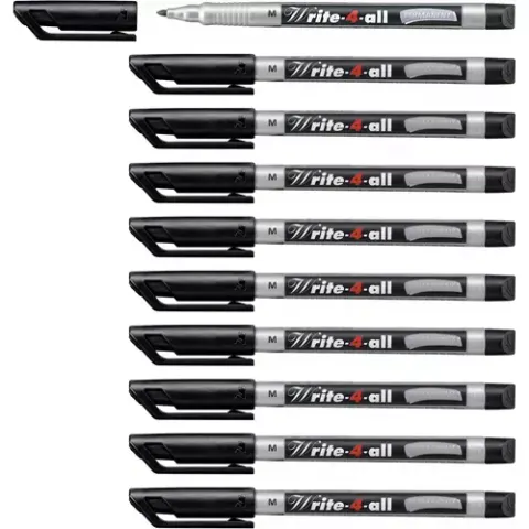 STABILO Write-4-all permanent marker Black 10 pc(s) – 105417945 – image 1