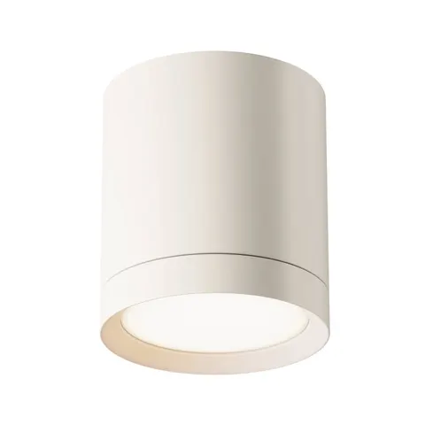 Maytoni downlight Hoop, white, height 10 cm, Ø 8.5 cm, aluminium GX53 – image 1