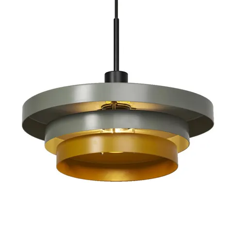 Osram Decor Layers Pendant Ceiling Light E27 Green-Yellow Max 15W LED Modern – image 1