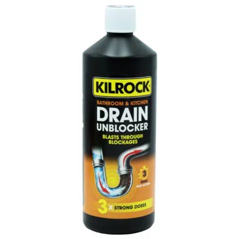 Kilrock Bathroom & Kitchen Drain Unblocker 1 Litre – image 1