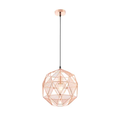 Endon Hex Pendant Light Copper – image 1