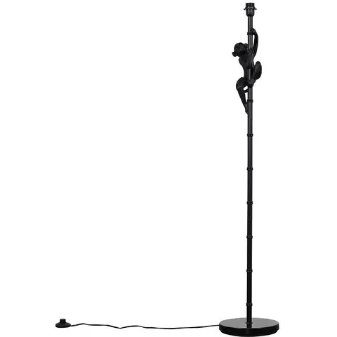 ValueLights George Monkey Hanging Black Floor Lamp Base – image 1