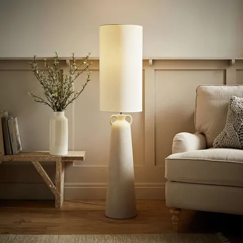 ValueLights Grayson Ceramic Statement Floor Lamp - Grey – image 1