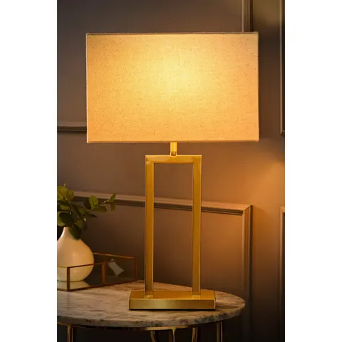Gloria Gold Double Stem Table Lamp – image 1