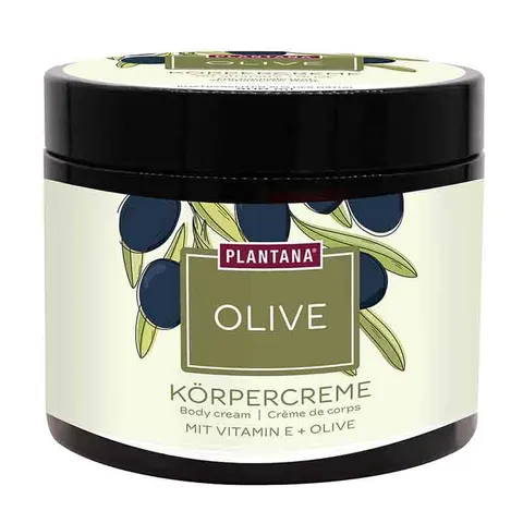 PLANTANA Olive Körpercreme mit Vitamin E – Bild 1