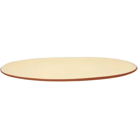 Dexam Sintra Glazed Terracotta Oval Serving Platter Stone – image 1