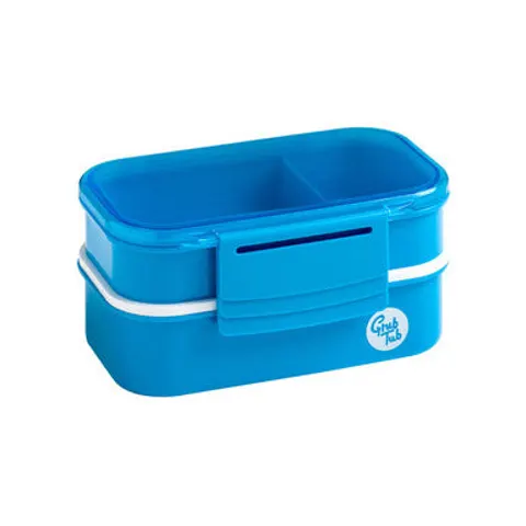 Blue 2 Tier Lunch Box | Grub Tub – image 1