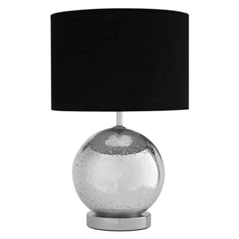 Naomi Black Fabric Shade Table Lamp – image 1