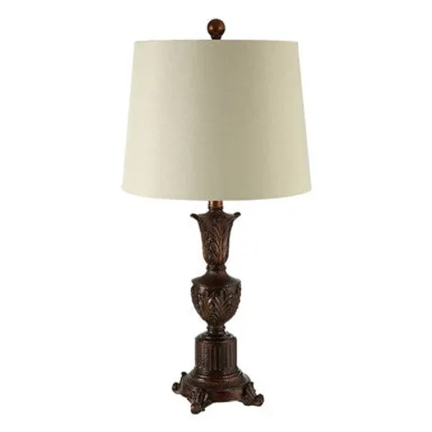 Interiors by Premier Table Lamp White – image 1