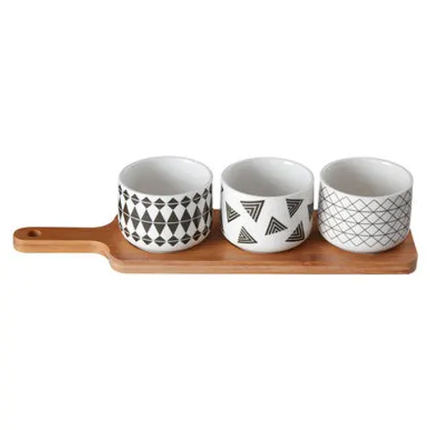 Serving Board with Patterned Dishes | Soiree – image 1