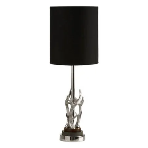 Antler Table Lamp with Marble Base – image 1