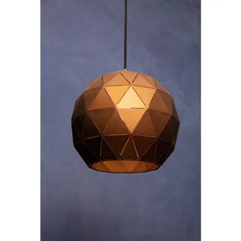 Interiors by premier medium coffee finish pendant light – image 1