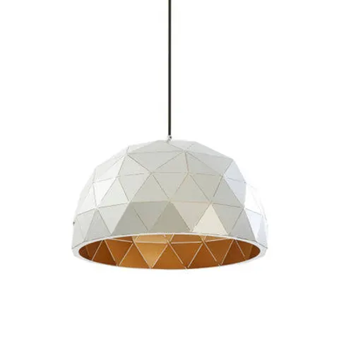 Orsina Small Silver Dome Pendant Light – image 1