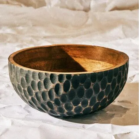 Large Mango Wood Bowl | Kara – image 1