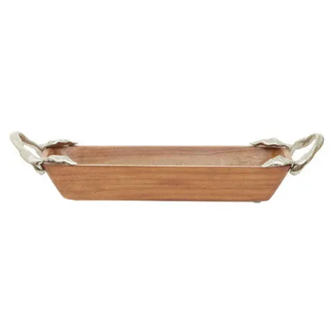 Acacia Wood Small Rectangular Serving Dish | Vine – image 1