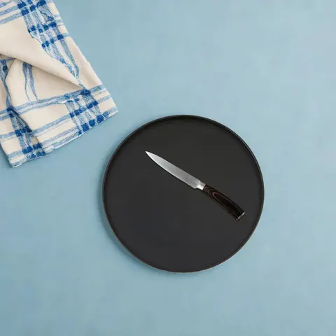 Medium Black Fir Wood Tray | Bessan – image 1