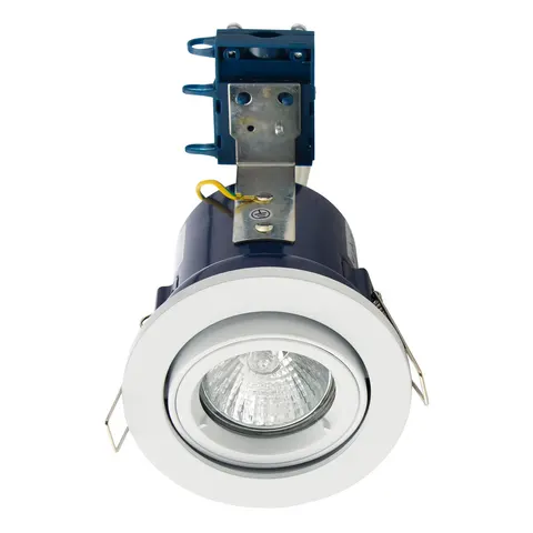 Yate Adjustable FireRated Recessed Downlight White – image 1