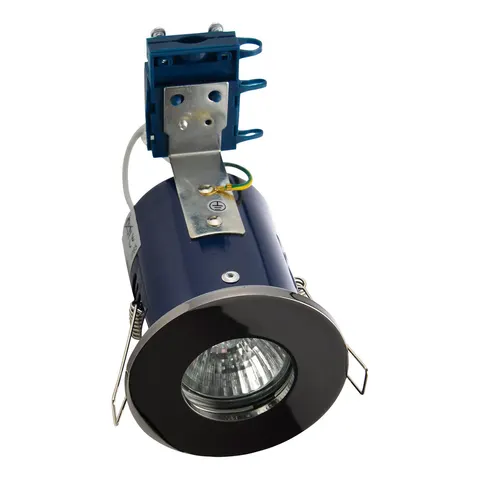 Yate Recessed Downlight Black Chrome IP65 – image 1
