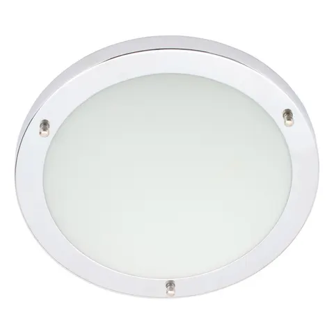 Delphi 4000k LED Bathroom 18W Ceiling Light Chrome IP44 – image 1