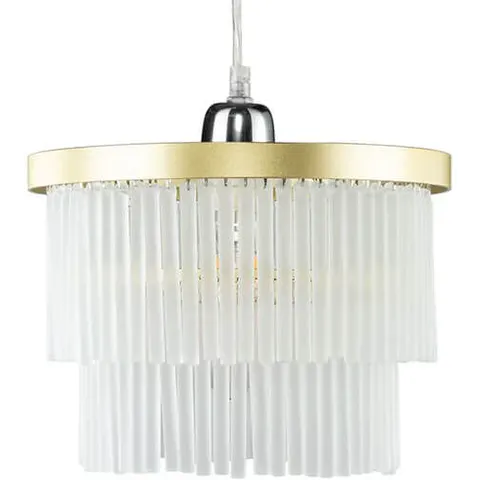 BHS Aubrey Easyfit Brass Lamp Shade – image 1