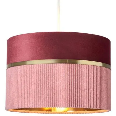 BHS Violet 30cm Pink Mixed Fabric Easyfit Shade – image 1
