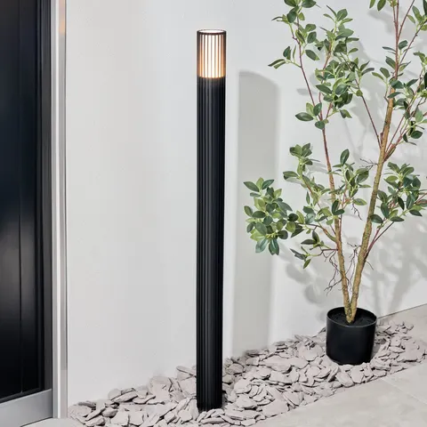 Zink IVY IP44 Black Adjustable Outdoor Post Light – image 1