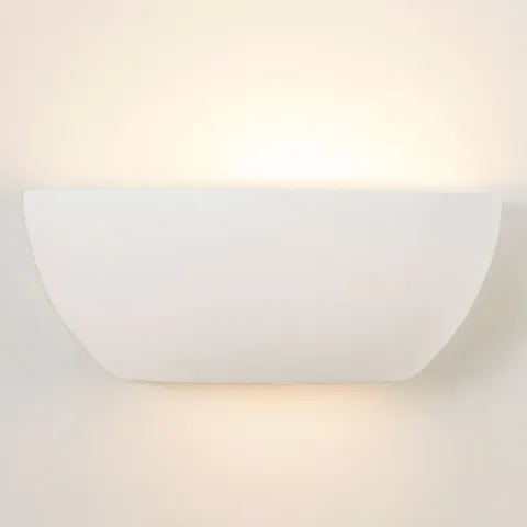 Rhonda Plaster Wall Lamp White – image 1