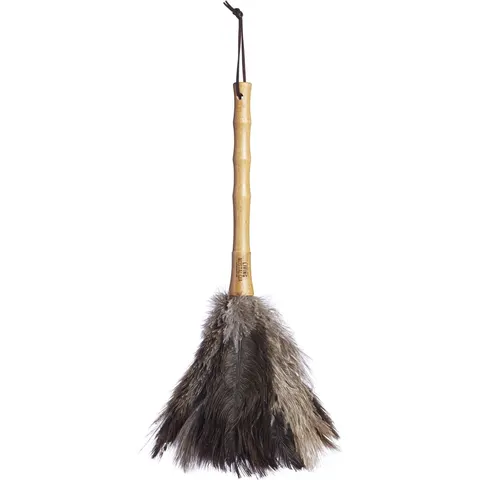 KitchenCraft Duster Multicolour Ostrich Feather Bamboo 40cm – image 1