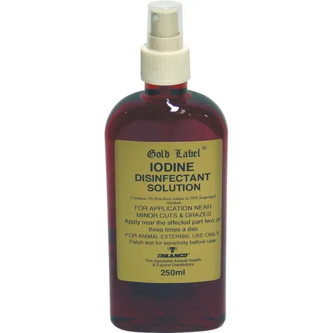 (250 Ml) Gold Label Iodine Spray – image 1