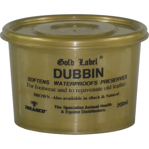 Gold Label Dubbin Brown - 200g – image 1